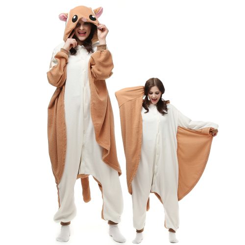 Halloween Christmas Flying Squirrel Mens Womens Onesie Costumes Kigurumi